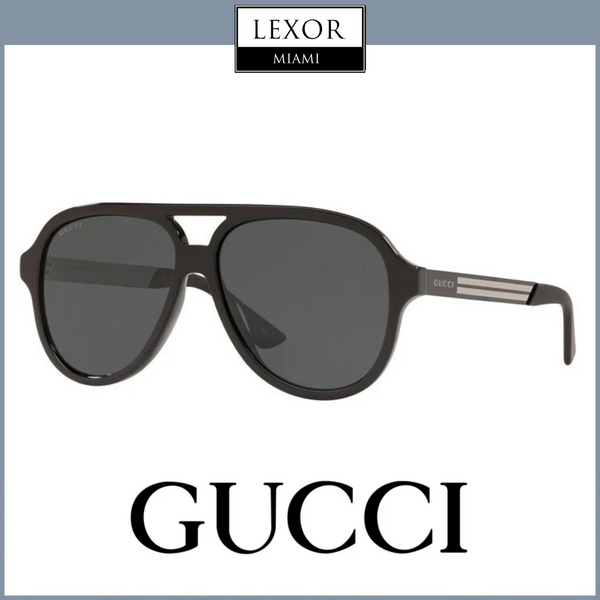 Gucci GG0688S 001 59 Óculos de Sol Masculinos