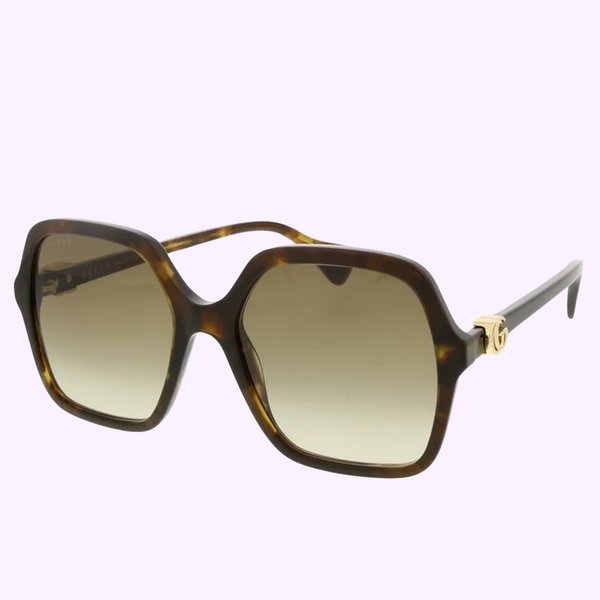 Gucci GG1072S-002 56 Óculos de Sol Feminino ACETATO