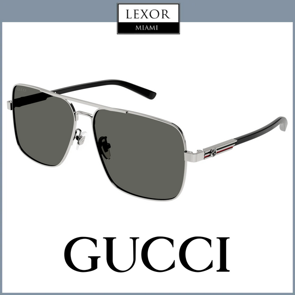 Gucci GG1289S-001 62 Gafas de sol HOMBRE METAL