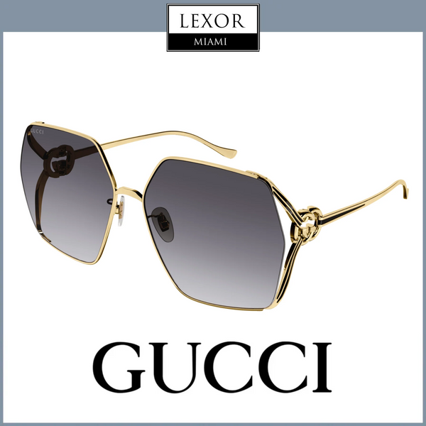 Gucci GG1322SA-001 64 Óculos de Sol Feminino Metal