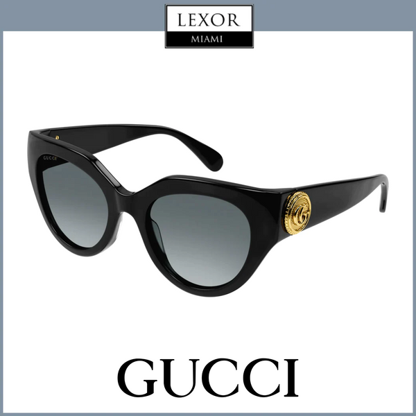 Gucci GG1408S 001 52 Óculos de sol femininos de acetato reciclado