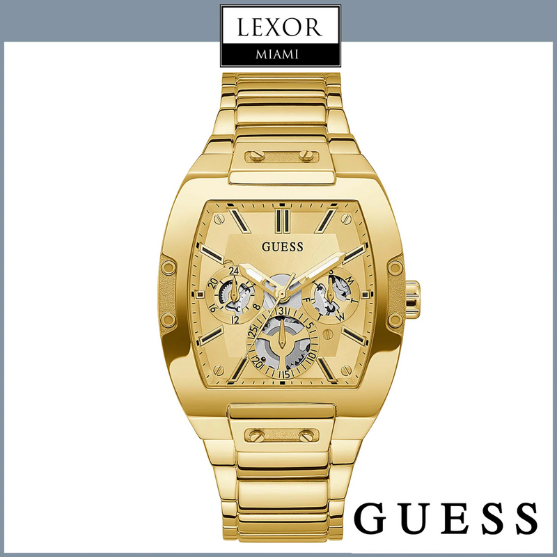 Guess GW0456G2 CAIXA GOLD TONE RELÓGIO DE AÇO INOXIDÁVEL GOLD TONE