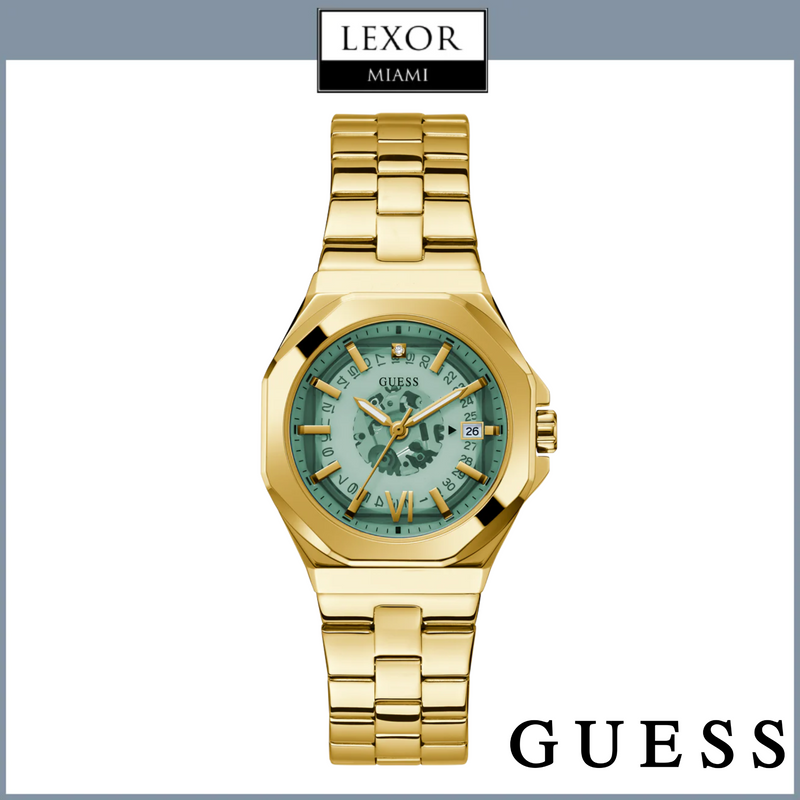 Relógio feminino Guess GW0551L4 EMPRESS em aço inoxidável dourado