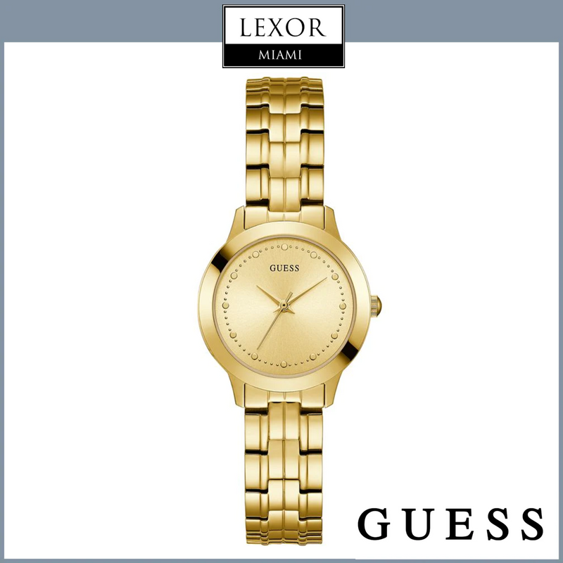 Reloj Guess U0989L2 Chelsea dorado con correa de acero inoxidable para mujer