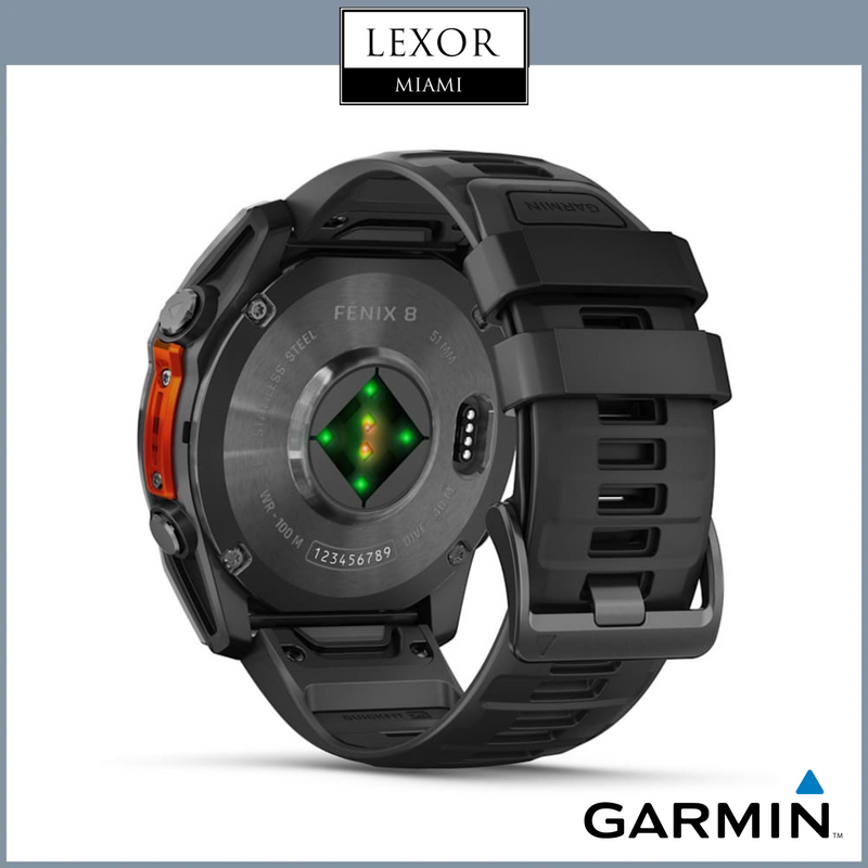 Garmin Watches fēnix® 8 – 51 mm, AMOLED 010-02905-00 UPC 753759338152