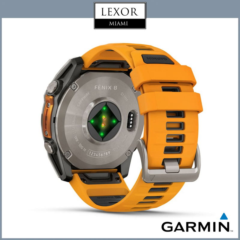 Garmin Watches fēnix® 8 – 51 mm, AMOLED 010-02905-10 UPC 753759338169