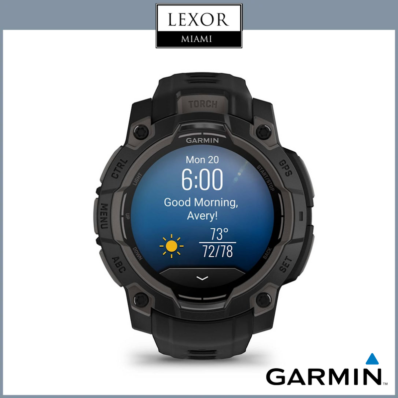 Garmin WatchesInstinct® 3 – 45 mm, AMOLED 010-02936-00 UPC 753759339487