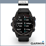 Garmin Descent™ Mk3i – 43 mm, Carbon Gray DLC Titanium com pulseira de silicone preta 010-02753-10 Relógios UPC 753759333058