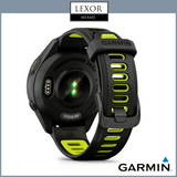 Garmin Forerunner® 265S, bisel y caja negros con correa de silicona negra/amarilla 010-02810-03 Relojes UPC 753759313685