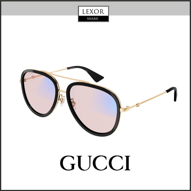 Gucci GG0062S-019 57 Óculos de Sol Feminino Metal