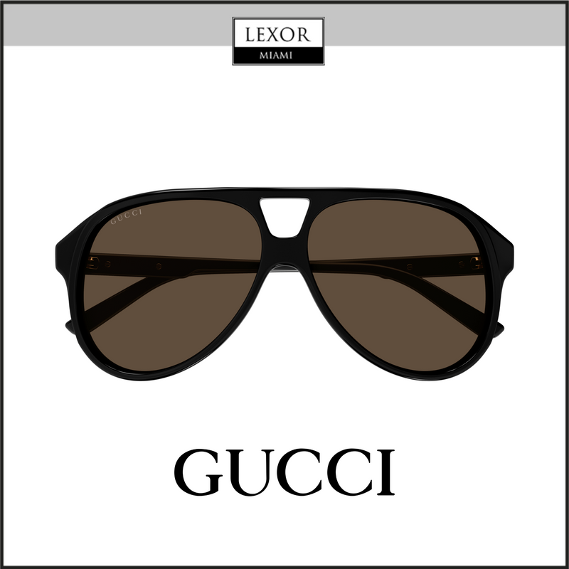 Gucci GG1286S-001 59 Óculos de Sol HOMEM RECICLADO ACE