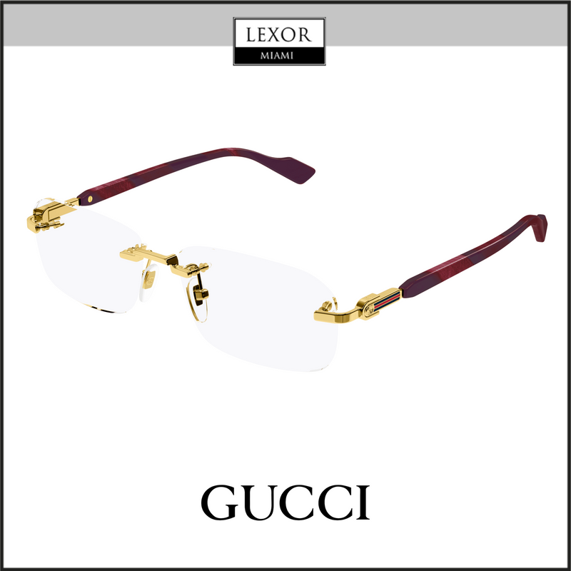 Gucci GG1221O-003 56 Armação Óptica HOMEM METAL