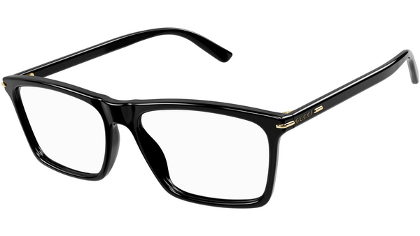 Montura de gafas para hombre de acetato reciclado Gucci GG14450 001 56