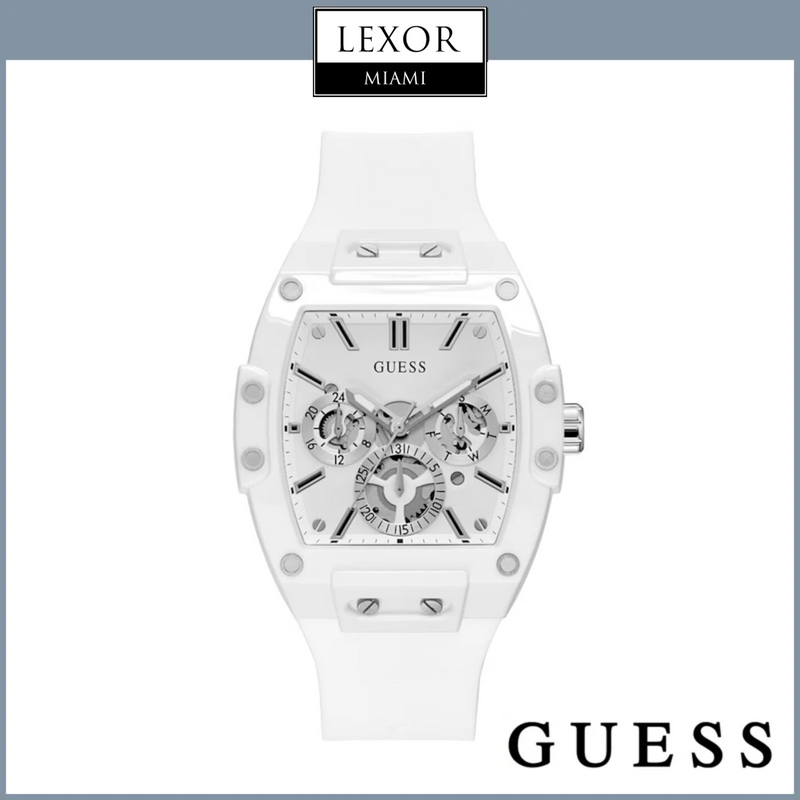 Reloj multifunción Guess GW0203G1 Phoenix para hombre con correa de PU transparente UPC: 091661517297