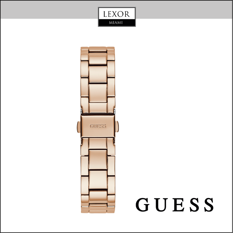 Guess GW0242L3 Sparkling Rose Rose Gold Aço Inoxidável Strap Relógios Femininos