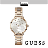 Guess GW0242L3 Sparkling Rose Rose Gold Aço Inoxidável Strap Relógios Femininos