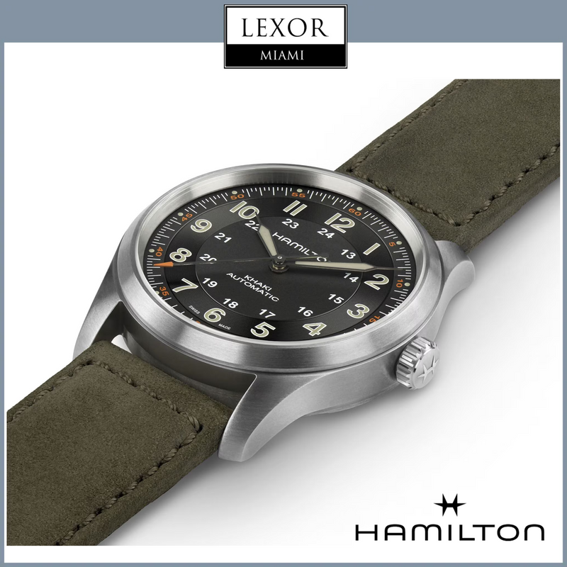 Relógio Hamilton Khaki Field Titanium Auto Masculino H70205830