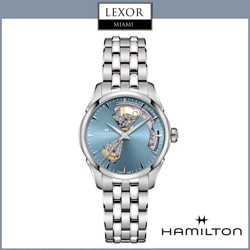 Hamilton H32215140 JAZZMASTER CORAÇÃO ABERTO LADY AUTO