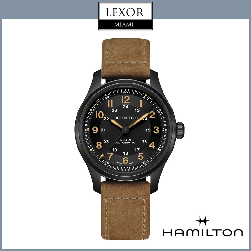 Reloj automático de titanio Hamilton H70665533 Khaki Field