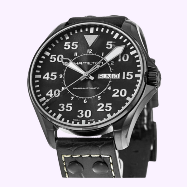 Reloj Hamilton Khaki Aviation Pilot Auto Day Date para hombre H64785835