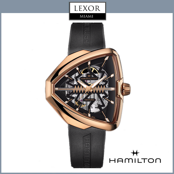 Hamilton Elvis80 Skeleton Auto Relógio Masculino H24525331