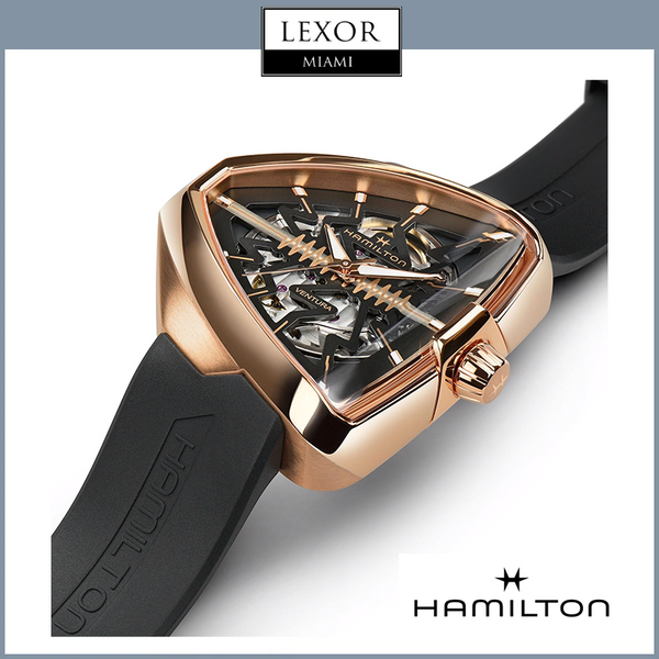 Hamilton Elvis80 Skeleton Auto Relógio Masculino H24525331