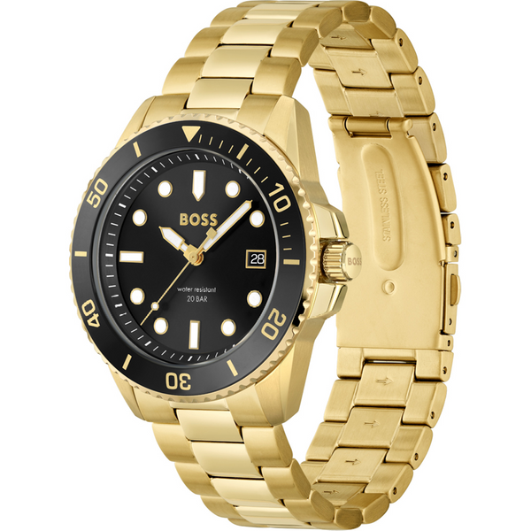 Reloj Hugo Boss 1513917 de acero inoxidable dorado para hombre