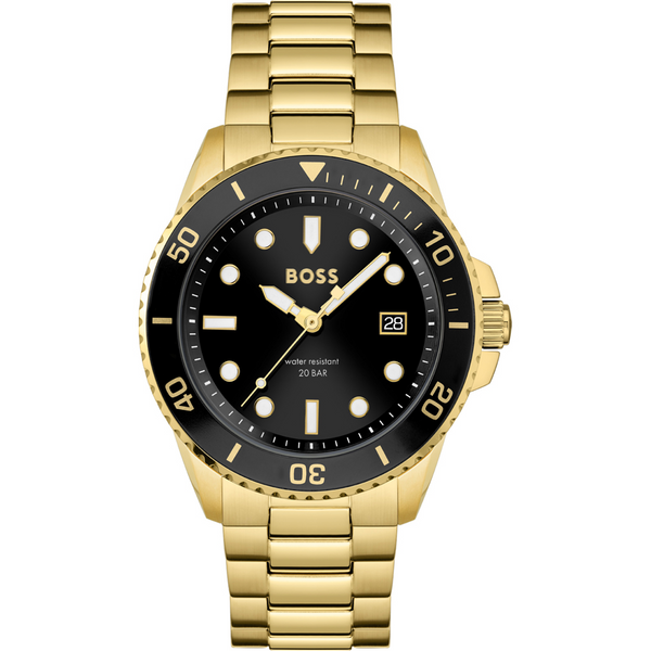 Reloj Hugo Boss 1513917 de acero inoxidable dorado para hombre