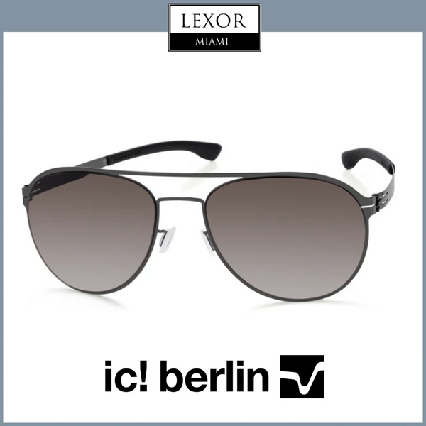 Óculos de sol Ic! Berlin Attila Gun-Metal Black Storm Grey