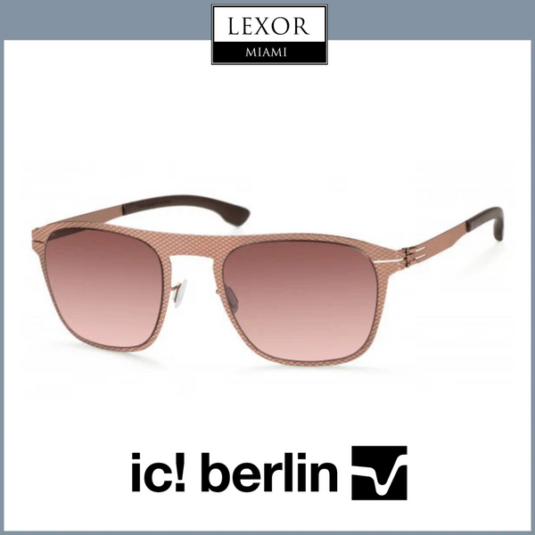 Ic! Berlin Herzberge Grid Shiny Copper Unisex Sunglasses