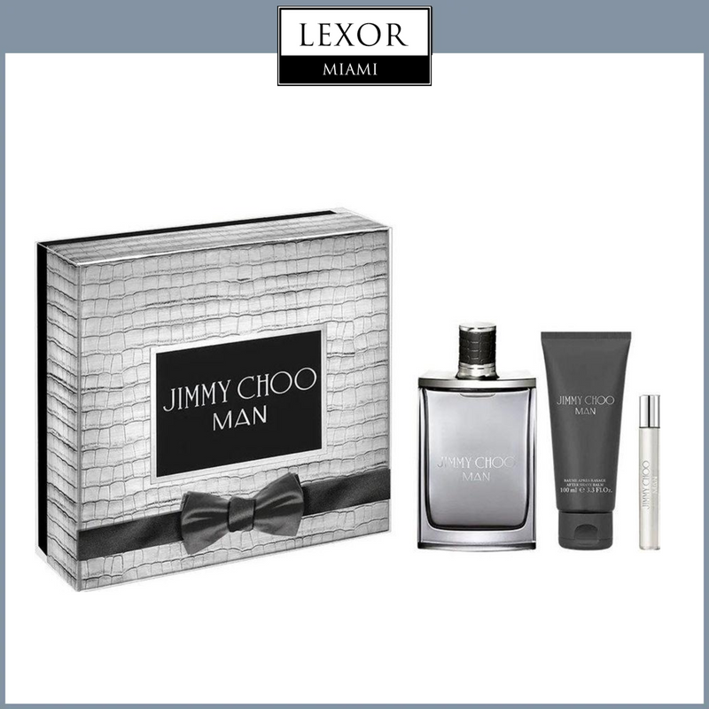 JIMMY CHOO 3.4 EDT Men perfume set +3.4 S/G + MINI