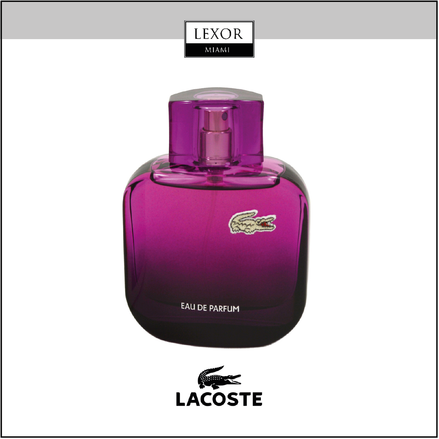 LACOSTE EAU DE LACOSTE L.12.12 MAGNETIC 2.7 EDP SP WOMEN Perfume Lexor Miami