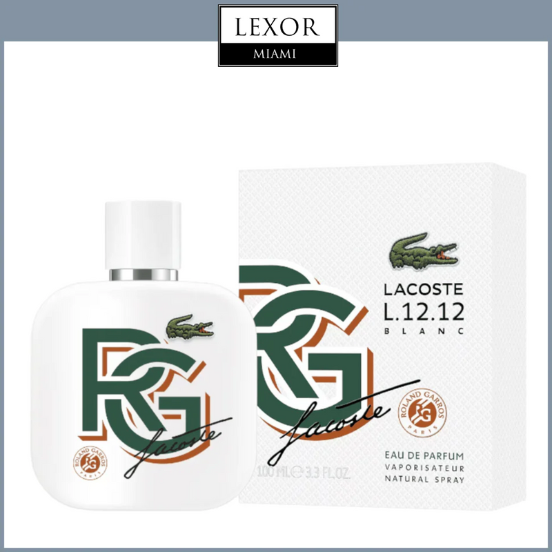 LACOSTE EAU DE BLANC 3.4 EDP M EDIÇÃO LIMITADA ROLAND GARROS