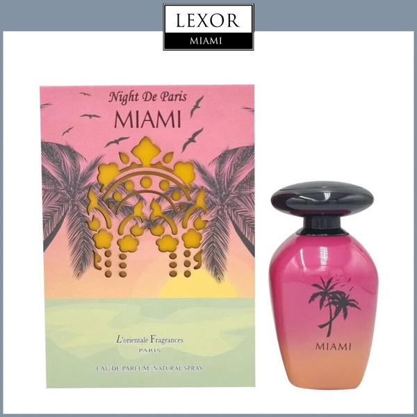 L'orientale fragrances NIGHT DE PARIS MIAMI 3.4 EDP Unisex Perfumes