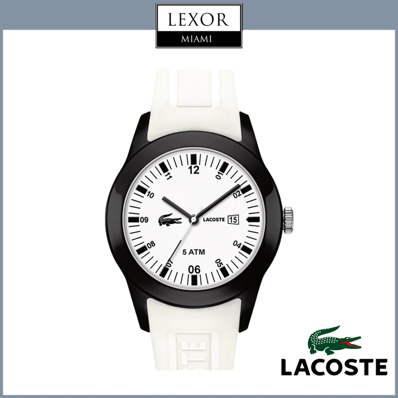 Lacoste LC2010674 'Advantage' Silicone Strap, 42mm Men Watches Lexor Miami