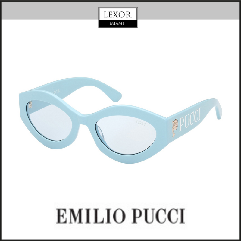 Pucci EP0208 5484V Lentes Azules/Azules Transparentes Sólidos Brillantes UPC: 889214395474