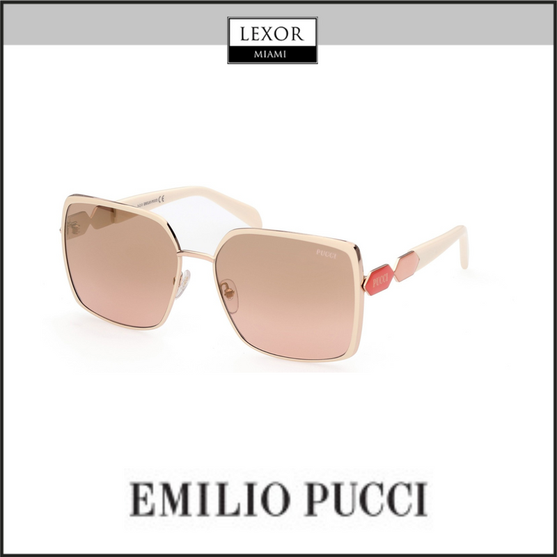 PUCCI EP0169 Ouro Rosa Brilhante e Marfim W. Coral e Rosa Claro / Grad. Marrom Flash Rose UPC: 889214247919