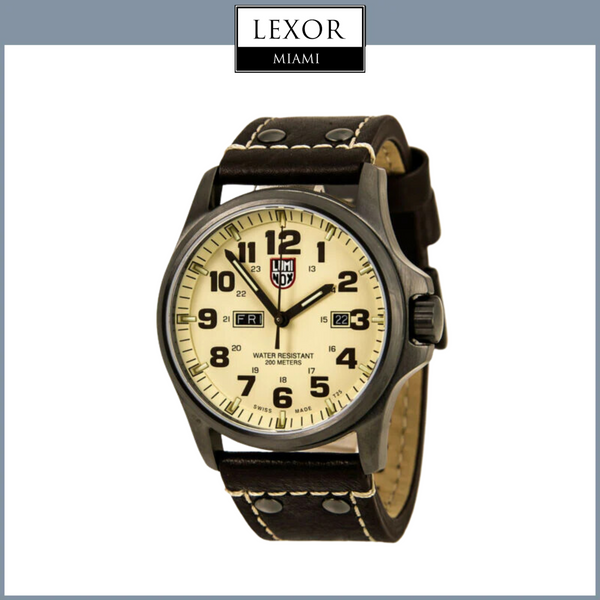 Luminox A.1927 Atacama Field Day Brown Leather Men Watches Lexor Miami