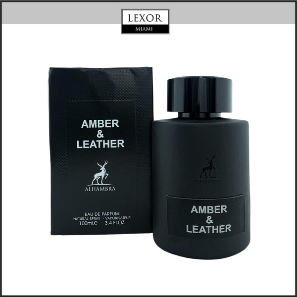 MAISON ALHAMBRA ÁMBAR Y CUERO 3.4 EDP M