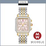 Michele MWW06A000796 Deco Two-Tone 18K Gold-Plated Diamond Women Watches