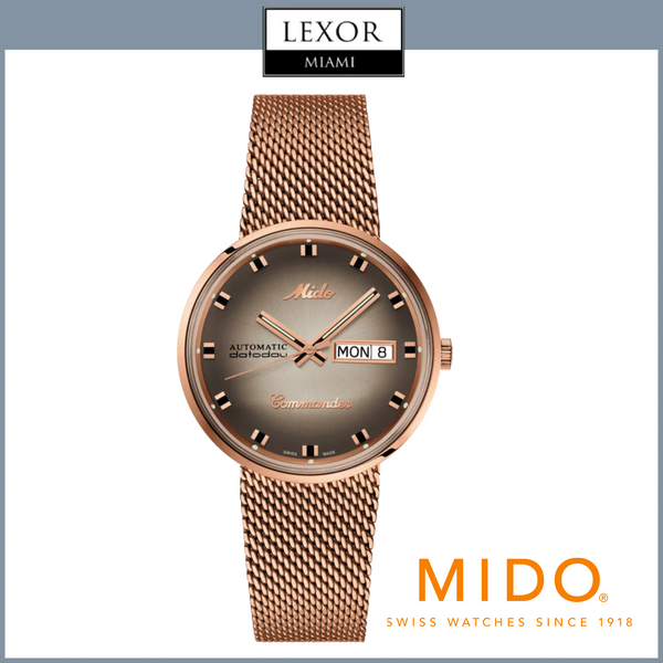 Mido commander hotsell shade rose gold