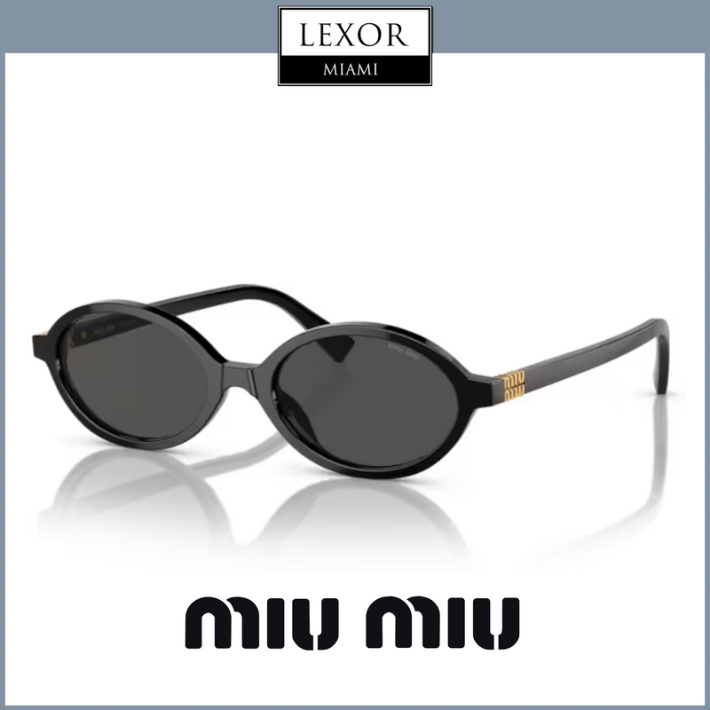 MIU MIU 0MU 04ZS 1AB5S0 50 Óculos de sol femininos de acetato brilhante