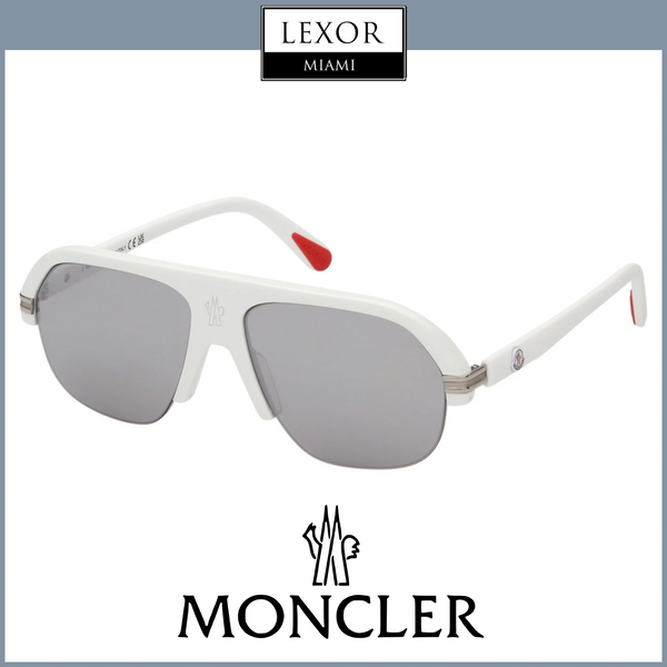 Moncler ML0267 21C 57 Gafas de sol unisex de acetato