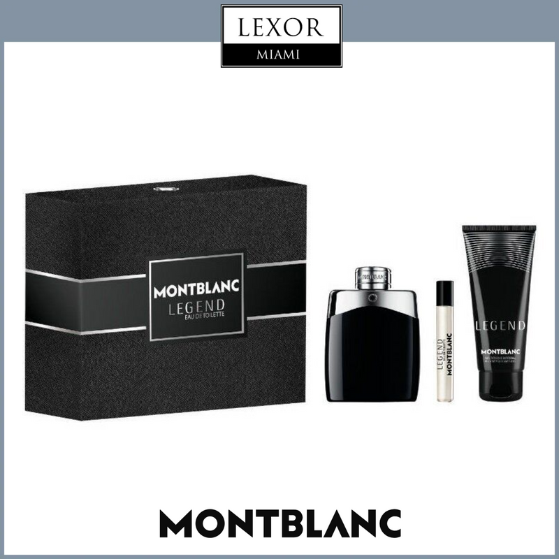 Mont Blanc Legend Conjunto Masculino 3PC