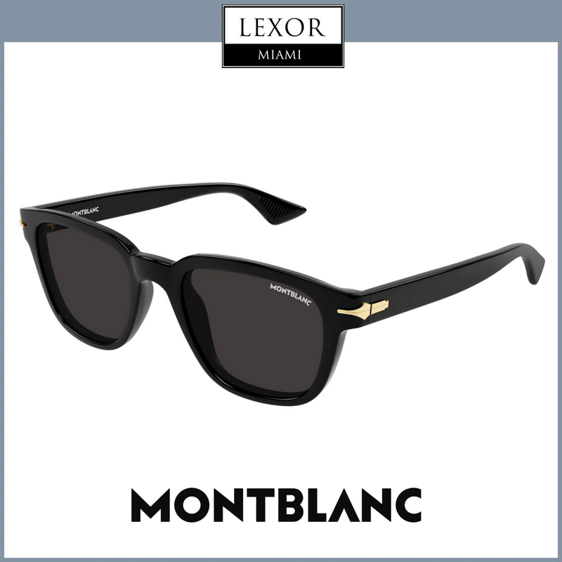 Gafas de sol para hombre Montblanc MB0302S 006 53 de acetato reciclado 