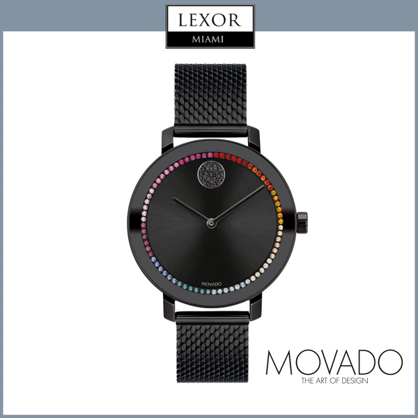 Movado 3600714 Bold Evolution Black Mesh Strap Women Watches