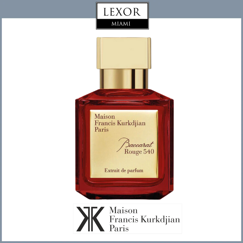 Maison Francis Kurkdjian Baccarat Rouge 540 Extrait de Parfum 2.4 oz UPC 3700559605905 Lexor Miami