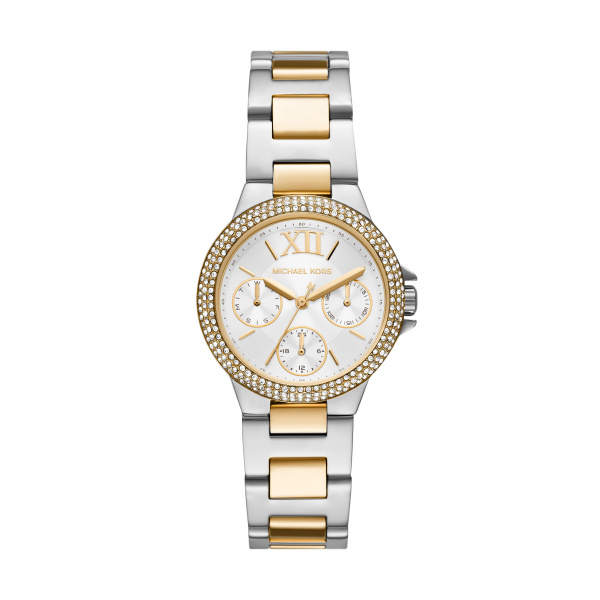 Reloj Michael Kors MK6982 de acero inoxidable dorado y dos tonos para mujer