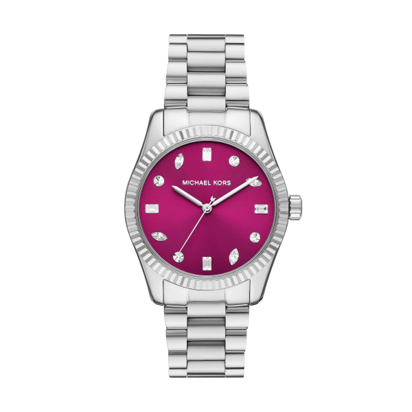 Relógio Feminino Michael Kors MK7443 Aço Inoxidável Prata Rosa