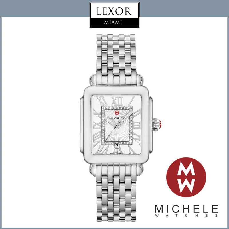 Reloj de mujer con correa de acero inoxidable Michele MWW06G000012 UPC: 099945525853